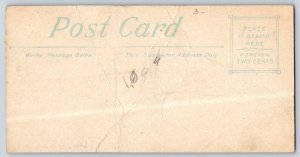 Hershey PA~Pavilion & Lake B&W~Vintage Candy Bar Postcard