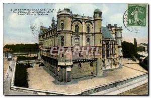 Postcard Old St Germain en Laye View of the Chateau & # 39Ensemble