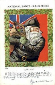 Santa Claus Christmas 1907 very light crease right top corner tip, writing on...