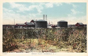 CRESOT PLANT Roosevelt, New Jersey Creosote? ca 1920s Vintage Postcard