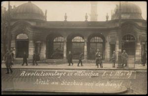 German Freikorps Munich 1919 Revolution Stachus  RPPC 76337