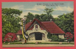 Entrance to the Parrot Jungle, Red Road, Miami, Florida