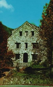 Postcard Fellowship Hall Blue Ridge Mountains Asheville Montreat North Carolina