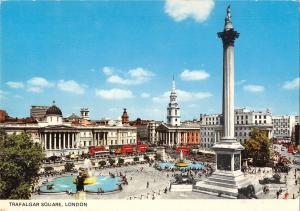 B99793 trafalgar square   london double decker bus    uk