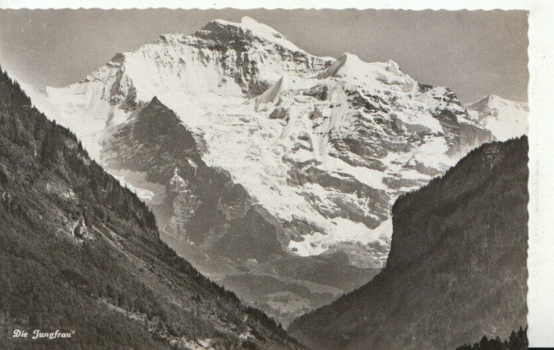 Switzerland Postcard - Die Jungfrau - Ref TZ7645