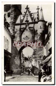 Postcard Auxerre Old Clock
