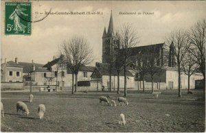 CPA Brie-Comte-Robert Boulevard de l'Ouest FRANCE (1101116)