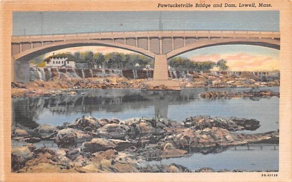 Pawtucketville Bridge & Dam in Lowell, Massachusetts