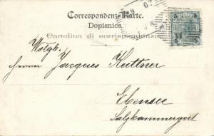 croatia, ABBAZIA OPATIJA, Pension Villa Jeanette (1902) Stamp