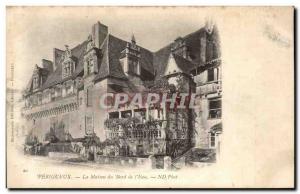 Old Postcard Perigueux The house edge of & # 39eau