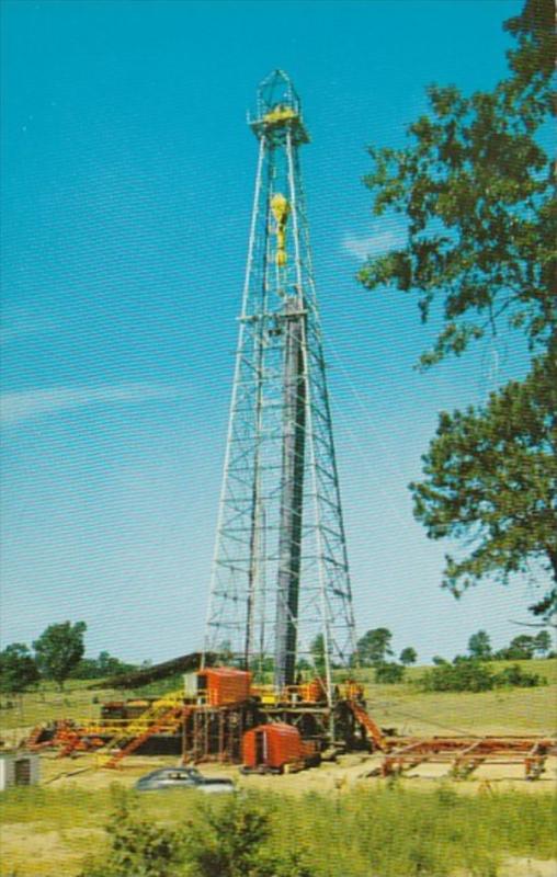 Mississippi Yazoo City Oil Drilling Rig