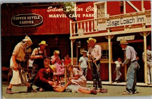 Silver Dollar City Street Performance Branson MO Vintage Postcard D06