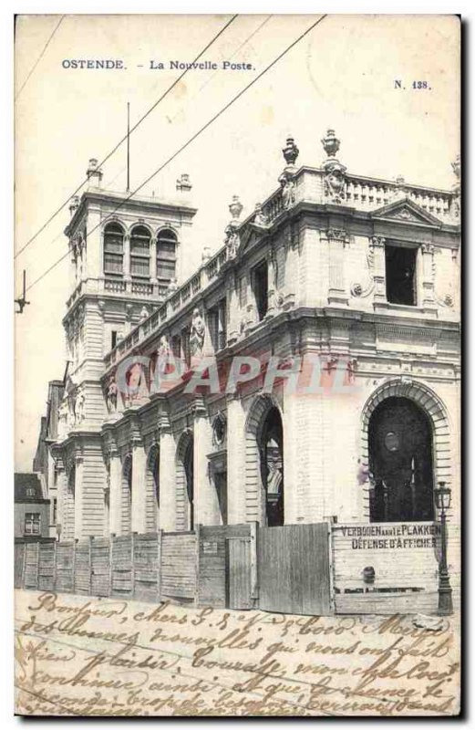 Old Postcard Belgium Ostende New Post