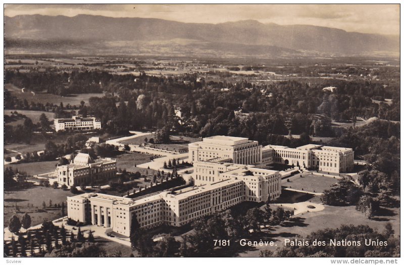 RP, Palais Des Nations Unies, GENEVE, Switzerland, PU-1947