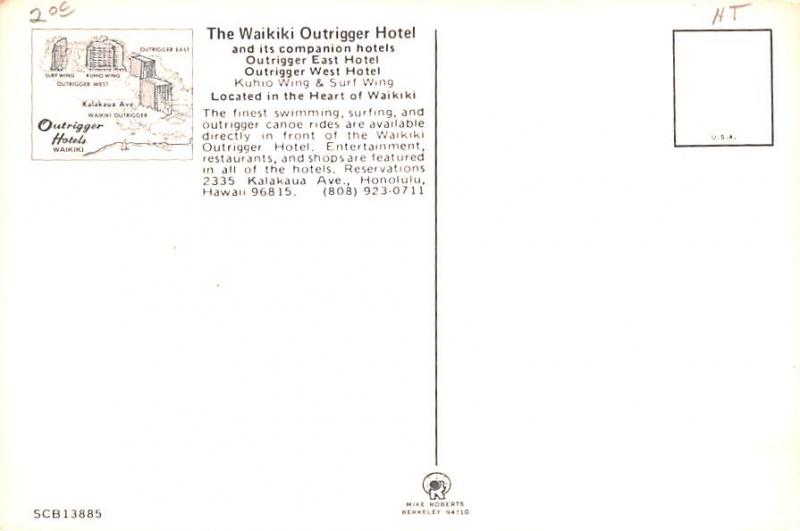 The Four Outrigger Hotels - Waikiki, Hawaii