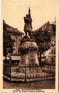 CPA MONTBÉLIARD - Statue du Colonel Dentert-Rechereau (299832)