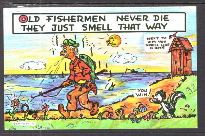 Old Fishermen Never Die Comic BIN