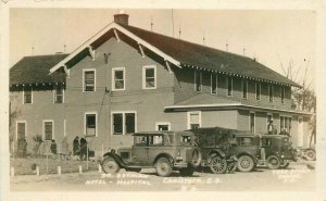 South Dakota Canistoga Dr, Ortman Hotel Hospital RPPC Photo Postcard 22-5746