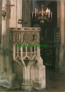 Gloucestershire Postcard - The Pulpit, Cirencester Parish Church  RR10265