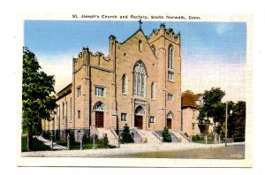 CT - South Norwalk. St. Joseph's Church & Rectory