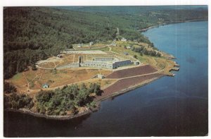 Air View of Historic Fort Knox and the Penobscot River near Bucksport, Maine