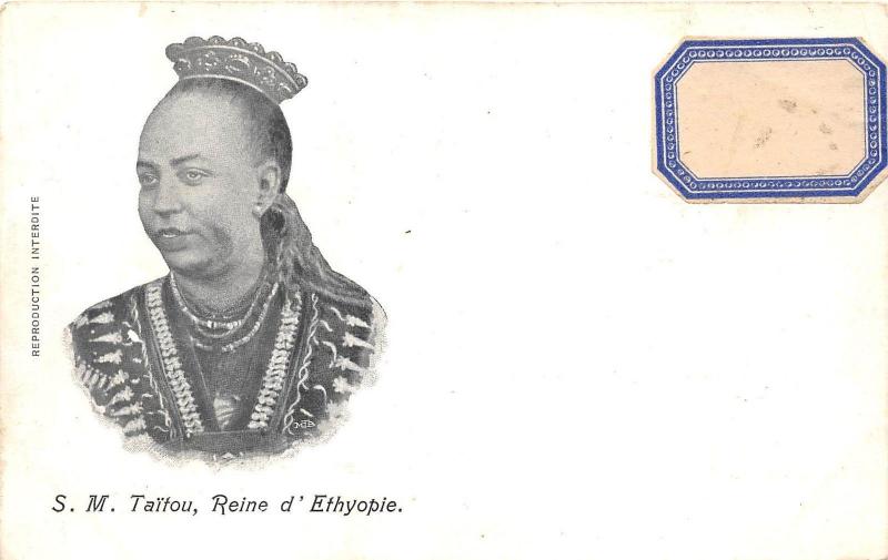B86428 s m taitou reine d ethiopia  royalty