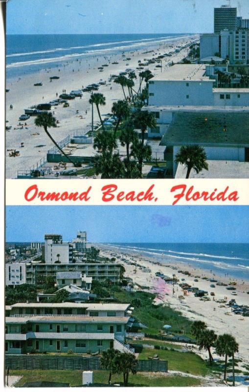 Ormond Beach Florida FL - Beach Scene Waves Water - 1979 Postcard - 519