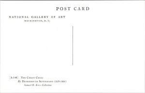 Christ Child National Gallery Art Washington Dc Kress Collection Postcard 