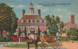 Royal Governor's Palace Williamsburg VA c.1930's Postcard 2T5-597