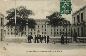 CPA Angouleme- Caserne du 21e d'Artillerie FRANCE (1073590)