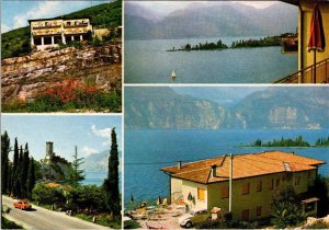 Malcesine, Italy  CASA ALESSANDRA  Family B&B~Lake Garda~VW Bug 4X6 Postcard