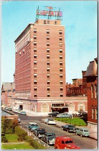 1959 The Carpenter Hotel Manchester New Hampshire NH Building Posted Postcard