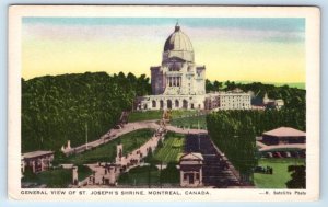 General view of St. Joseph's Shrine MONTREAL CANADA Postcard