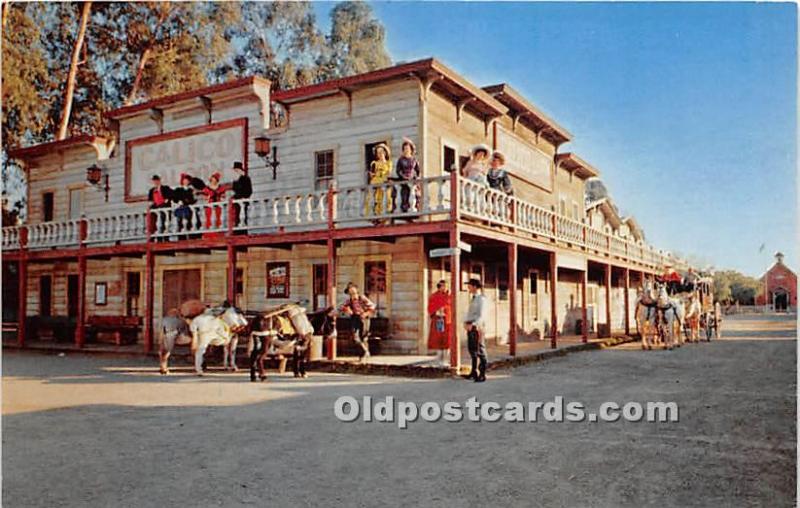 Knott's Berry Farm, Ghost Town, California, CA, USA Postcard Ghost Town ...