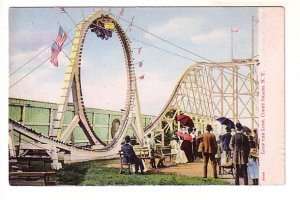 Amusement Ride, Loop the Loop Roller Coaster, Coney Island,  New York,