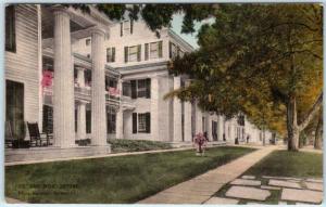 MANCHESTER, Vermont  VT  Handcolored  EQUINOX HOUSE  Bennington County Postcard