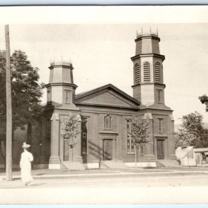 c1910s Rare Unknown Beautiful Church RPPC Wood Chapel Sharp Real Photo PC A133