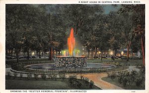 Central Park Reutter Memorial Fountain Lansing MI 