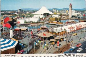 Expo 74 World's Fair Spokane WA Washington Vintage Postcard D52 *As Is