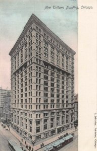 New Tribune Building, Chicago, Illinois, Early Postcard, Unused