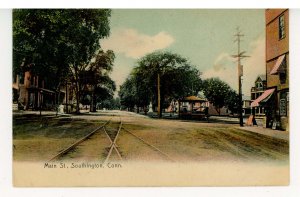 CT - Southington. Main Street ca 1913