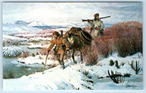 Beaver Country John Clymer USA art Postcard