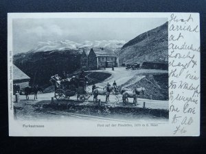 Switzerland FURKASTRASSE Mountain Pass - Famous for James Bond Goldfinger c1904