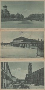 Faenza Stazione 3x Antique Italy Postcard s