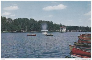 Bowness Park, Canooing, Calgary, Alberta, Canada, 1940-1960s