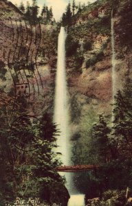 1912 Postcard - Big Fall - Yosemite Valley - California