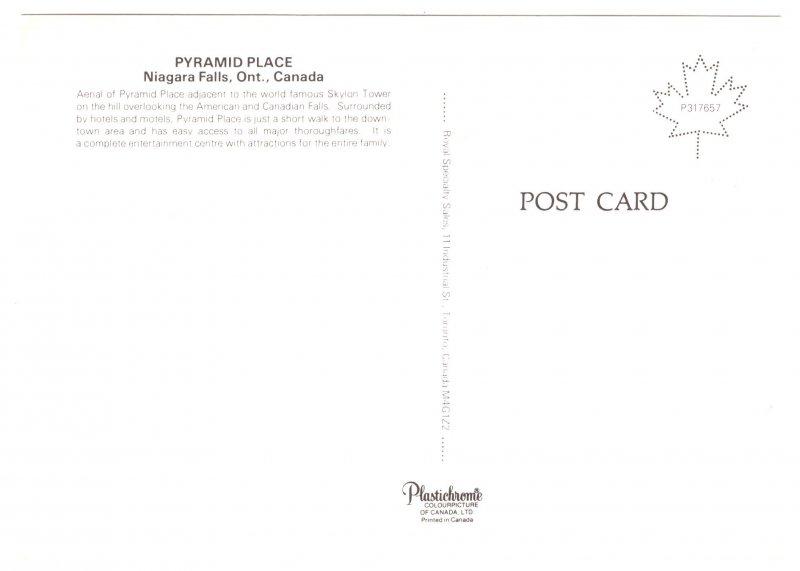 Pyramid Place, Niagara Falls, Ontario