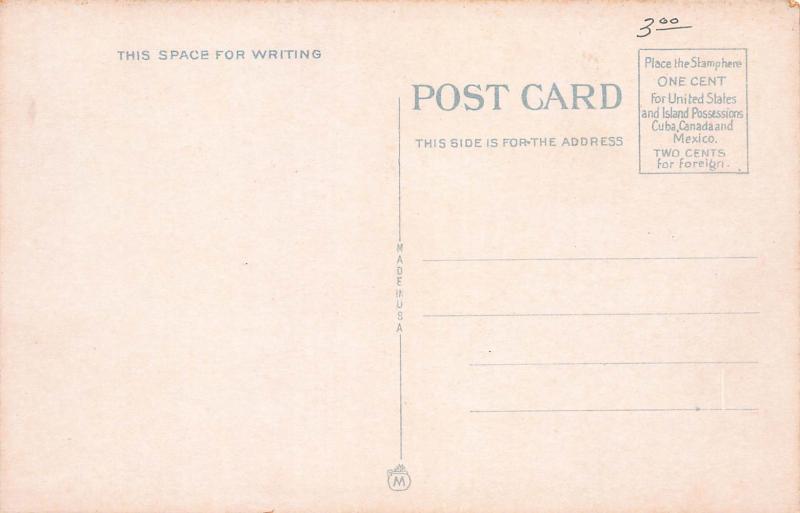 Post Office, Penn Yan, New York, Early Postcard, unused