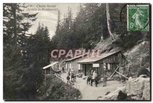 Chalet Moitie - Path Montenvert - horse - horse donkey donkey - Old Postcard