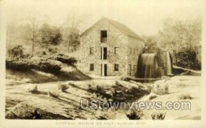 Real Photo - Grist Mill, Wayside Inn - South Sudbury, Massachusetts MA